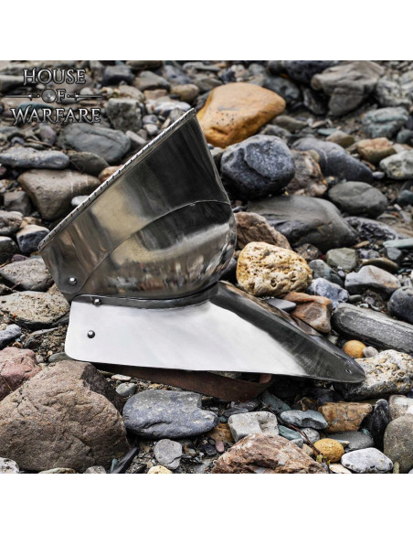 Gorgeta de Aço do Século XV Autêntica...