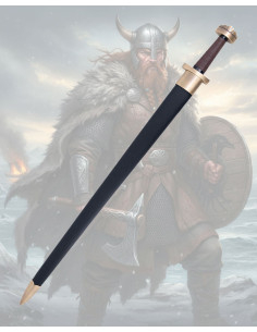 Espada Vikinga Decorativa com Bainha, Cabo Encordado 2