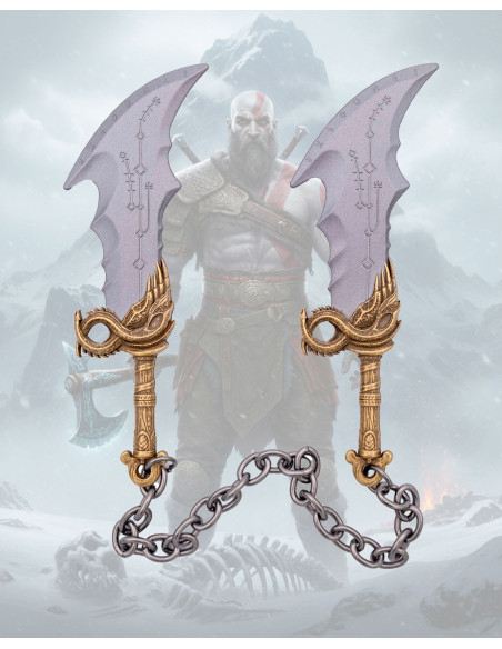 Chaveiro metálico Kratos Espadas do...