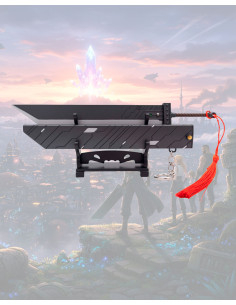 Chaveiro mini espada de Final Fantasy, com suporte 2