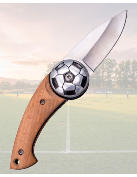 Faca colecionadora de futebol, bola,...