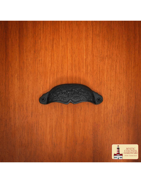 Puxador rústico de ferro fundido com...