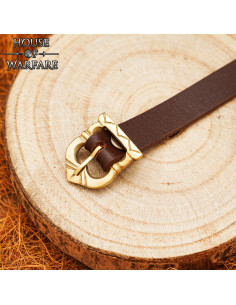 Fivela de latão estilo viking normando autêntica 2