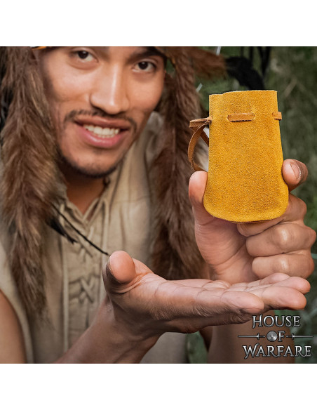 Bolsa de medicina nativa de camurça...