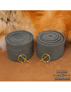 Winingas vikings de lona de algodão cinza para recriação