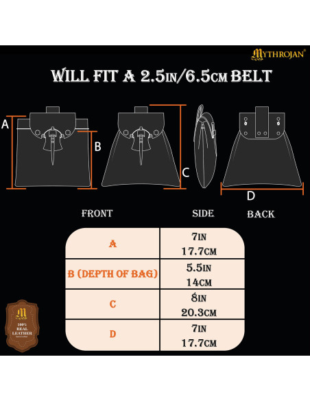Bolsa Medieval Mythrojan em lona e...