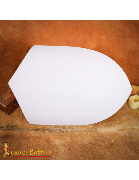 Escudo cruzado de aço personalizável...