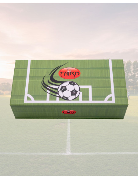 Faca Futebol Bola Aço Lâmina Preta...