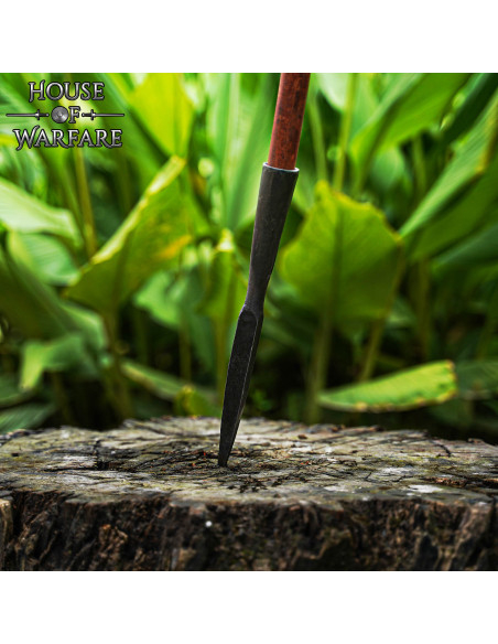 Punta de lança vikinga forjada à mão...