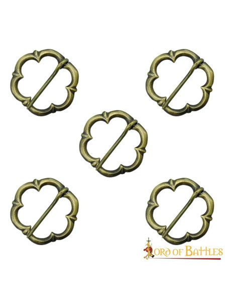 Conjunto de 5 Broches Anulares...