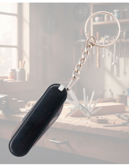 Canivete chaveiro multifuncional 5 em...