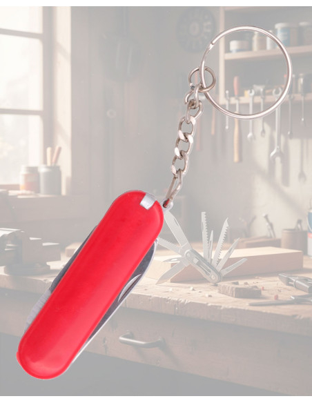 Canivete chaveiro multifuncional 5 em...