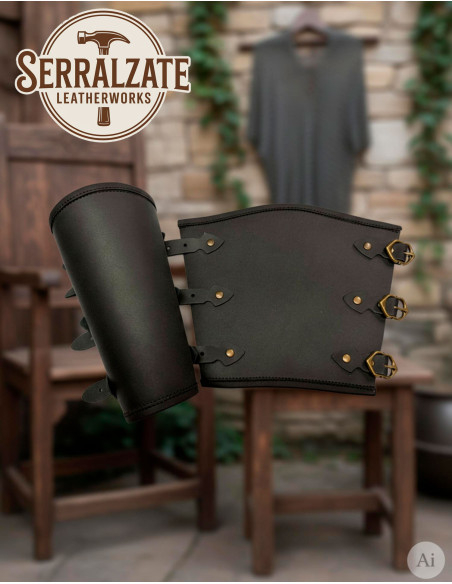 Braceletes medievais para guerreiros,...