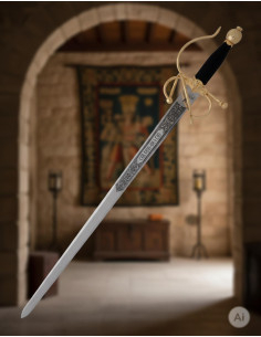 Espada Colada Cid, dourada