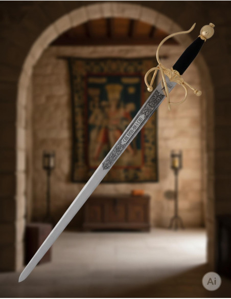 Espada Colada Cid, dourada