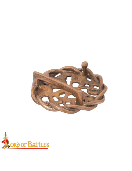 Fivela celta para cinto em bronze maciço