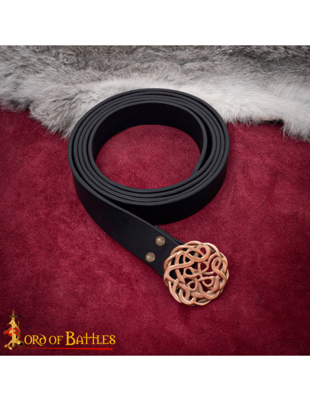 Fivela celta para cinto em bronze maciço