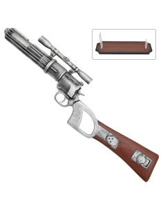Rifle ornamental Star Wars Boba Fett com suporte
