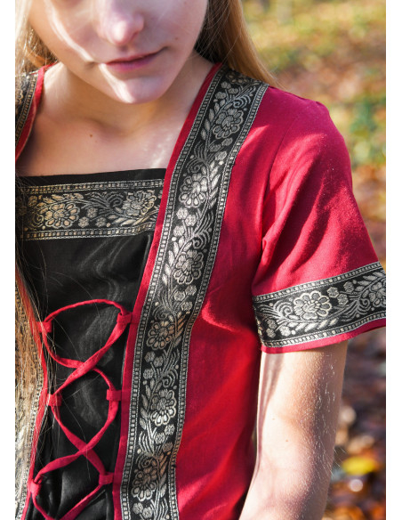 Leonor Vestido medieval de menina de...