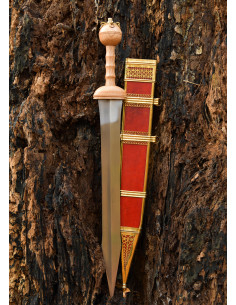 Espada Gladius Romano Dubravicaj com bainha (século I d.C.)
