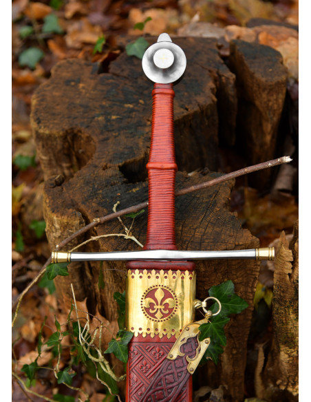 Espada Medieval de Duas Mãos Lobo...