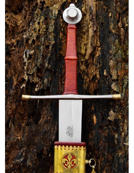 Espada Medieval de Duas Mãos Lobo...