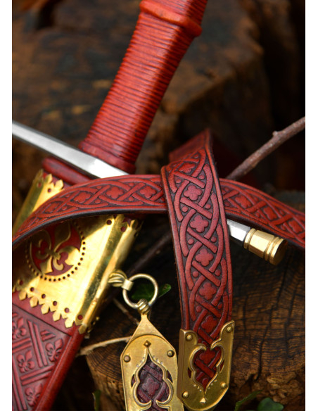 Espada Medieval de Duas Mãos Lobo...