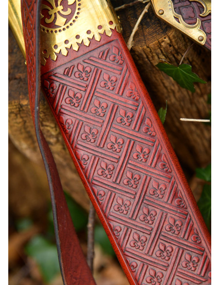 Espada Medieval de Duas Mãos Lobo...