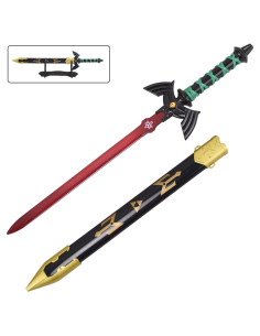Mini espada não oficial Red Master do Link - Zelda