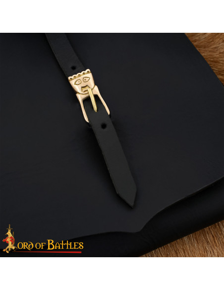 Fivela medieval de latão século XIV,...