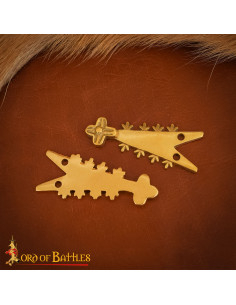 Ponta de Cinto Medieval Renacentista em Latão 2