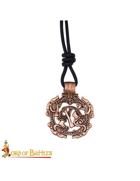 Pingente Vikingue de Bronze com...