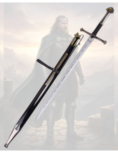 Espada não oficial com lâmina em bambu Andúril, O Senhor...