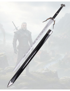 Espada decorativa lâmina de bambu de Geralt, The Witcher