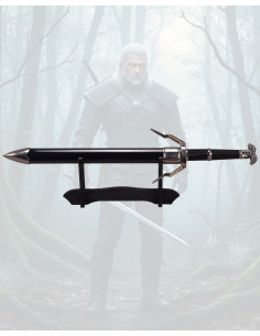 Espada miniatura Geralt de The Witcher com suporte 2