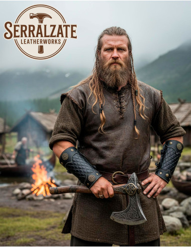 Pulseiras de couro Bertrand negras para recreação