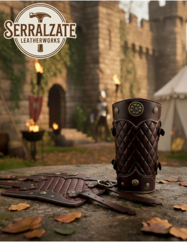 Braceletes de couro Bertrand marrons para recreação