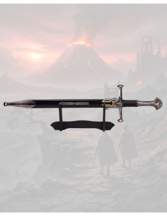 Mini espada colecionável Andúril, O Senhor dos Anéis 2