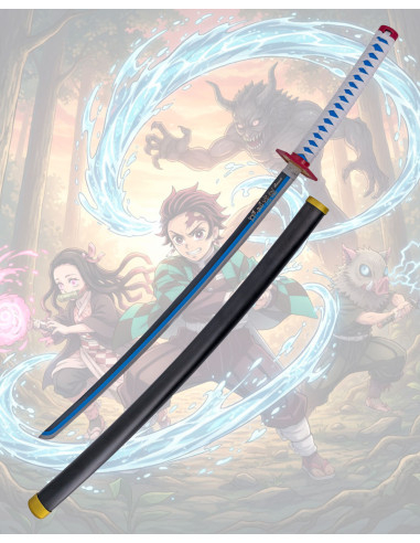 Katana réplica Giyuu Tomioka Demon Slayer anime