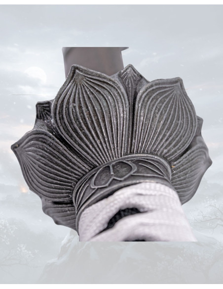 Katana tsuba flor do videogame...