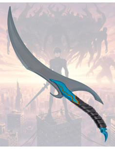 Adaga Baruka Solo Leveling réplica aço azul