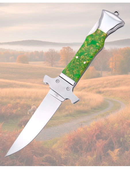 Canivete de bolso aço espelho cabo...