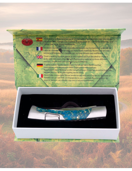 Faca Third em aço 440 com cabo em...