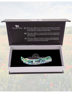 Faca Rústica Tramuntana Knives cabo de abalone e resina 2