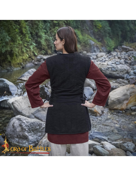 Gambesão medieval sem mangas para...