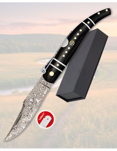 Faca Damasco de coleção, carraca,...