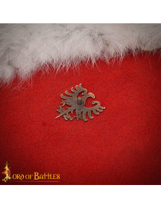 Decoração medieval para cinto em bronze envelhecido 2