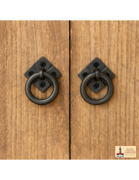 Puxador rústico de ferro fundido para...