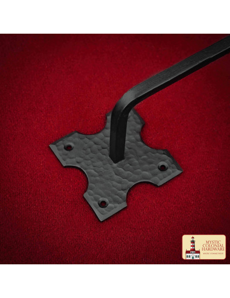 Toalheiro medieval em ferro forjado à...