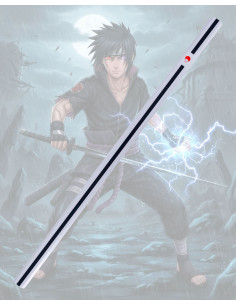 Katana decorativa Sasuke Uchiha de Naruto réplica não... 2